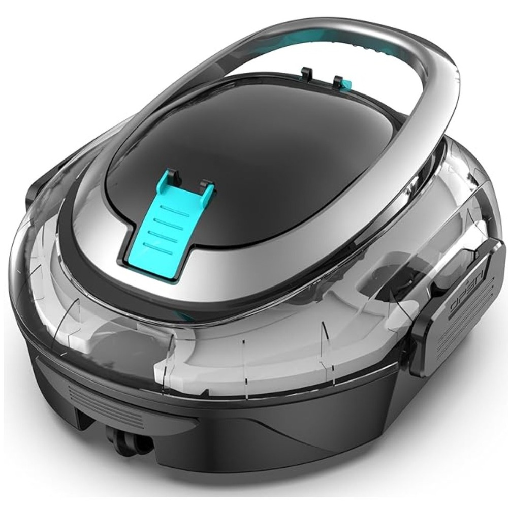 TALOSBO S2 Robotic Pool Cleaner Cordless Automatic Vacuum Black 90 Min Runtime